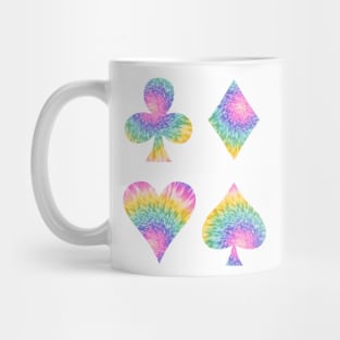 The Four French Suits Tie Dye Mug